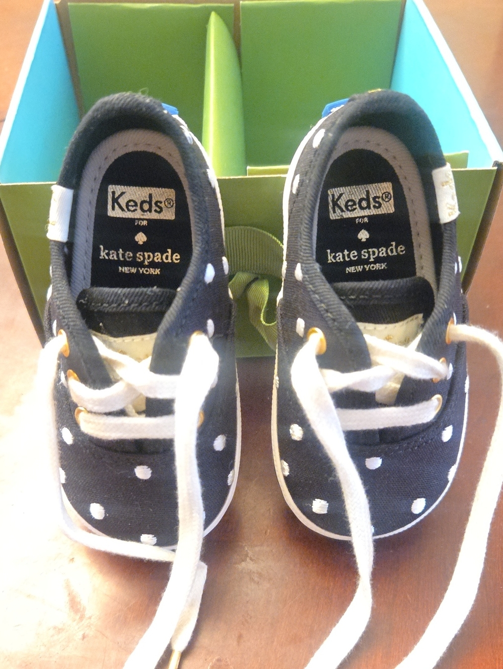 Keds x Kate Spade Black and White Polka Dot Kids Sneakers